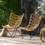2 chaises d'extérieur - Style brun moderne