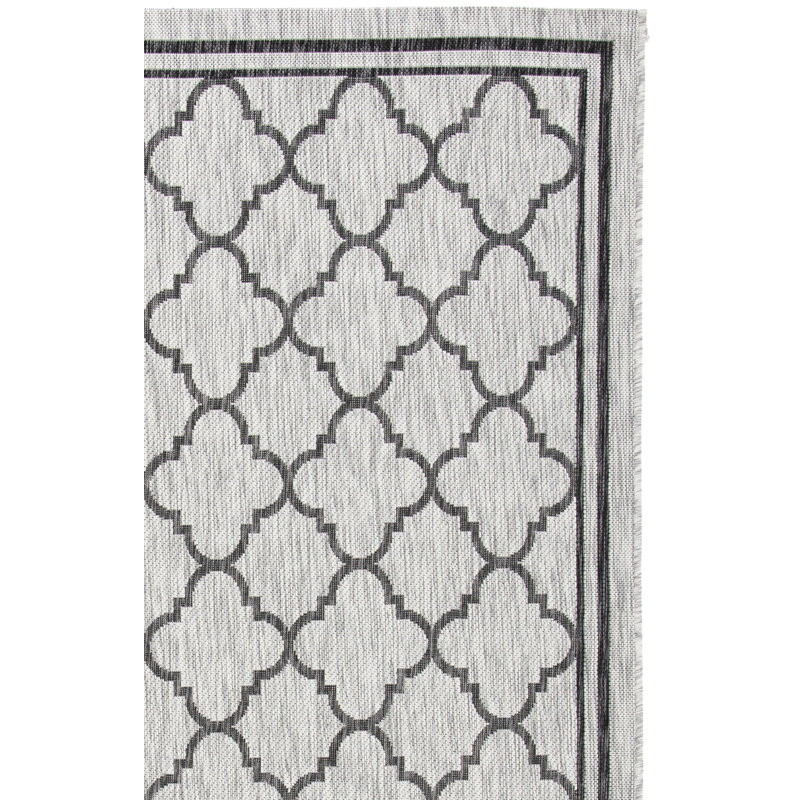 Tapis d'intérieur / extérieur à motif géométrique Akaysha Performance, Tapis de couloir 2 pi 3 po x 8 pi