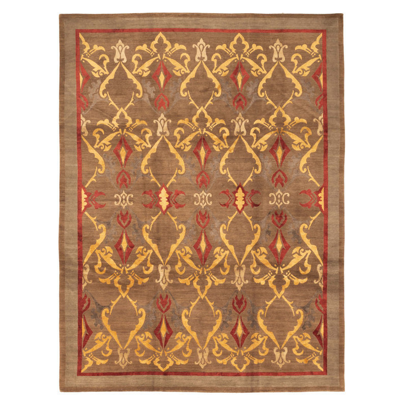 Tapis brun Opulence 9 pi 1 po x 11 pi 11 po