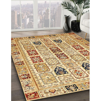 Tapis décoratif multicolore à motif abstrait