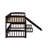 Twin Over Twin Bunk Bed With Fence-1427900442