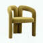 Chaises d'appoint tonneau en velours Contemporary - ensemble de 2-1690423837