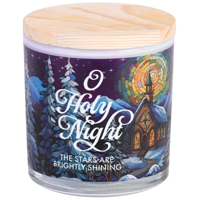 Bougie de soya Ô Sainte Nuit Les étoiles brillent