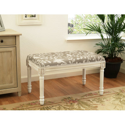Banc en bois Birds and Vines