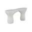 Cadence Console Table, White Stone-149236010
