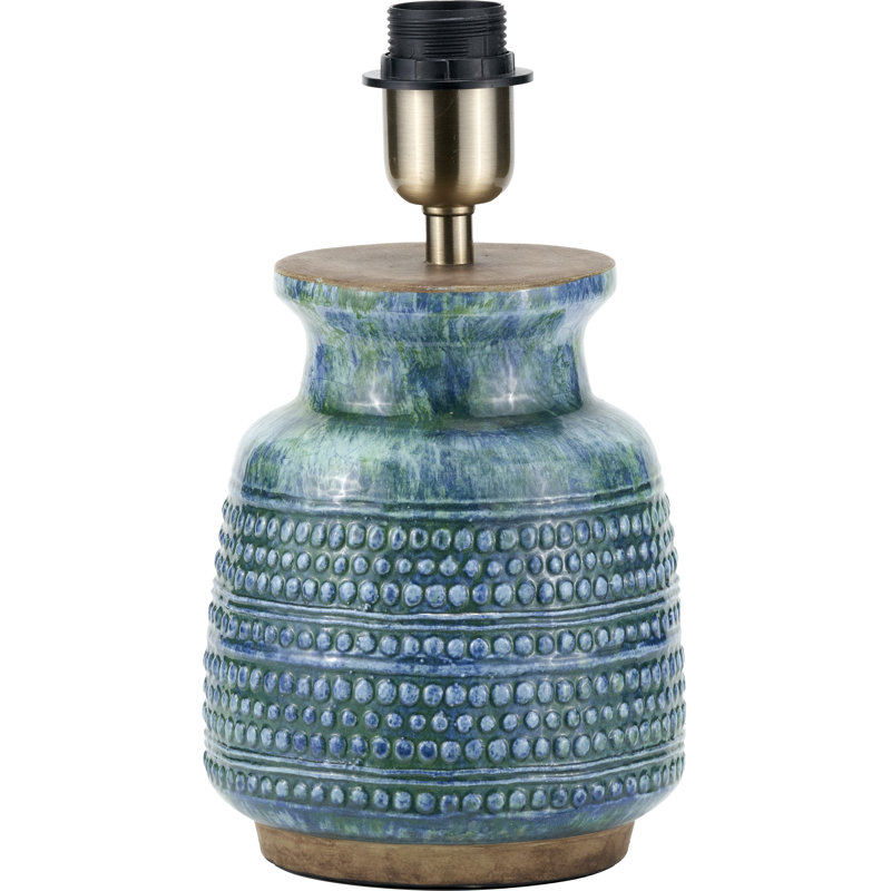 Ceramic Lamp Base Lamp, Blue