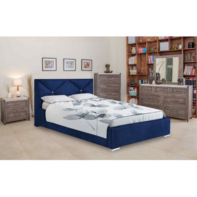 Upholstered Velvet Bed