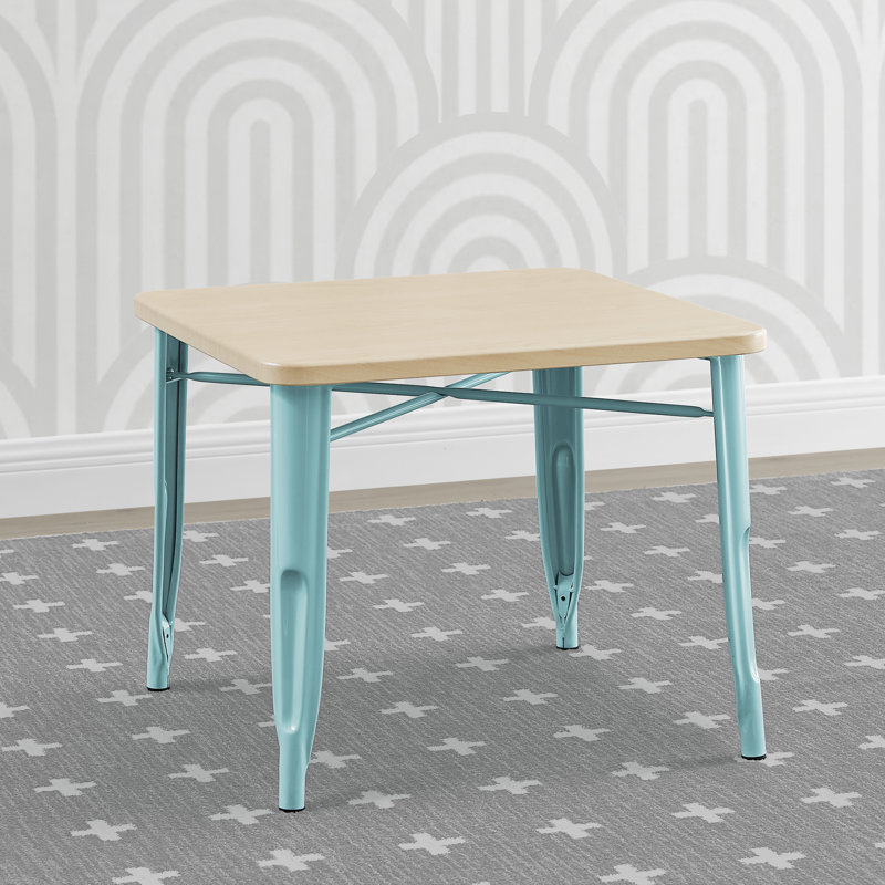 Table de jeu Bistro Kids, Aqua / bouleau naturel