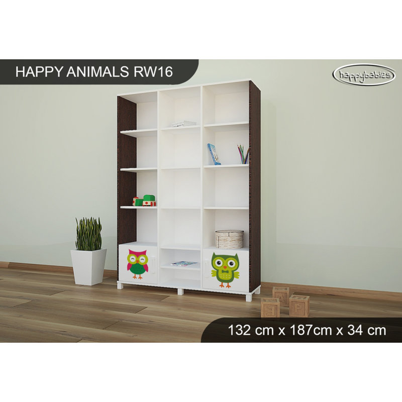 187cm H X 132cm W Kids Bookcase, Wenge Chestnut