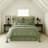 Elsie Tassel Sweet Grass Coverlet Designer California King-121171806