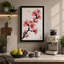 Moonlit Cherry Blossom Japandi - Wrapped Canvas-1306390443-1306390455