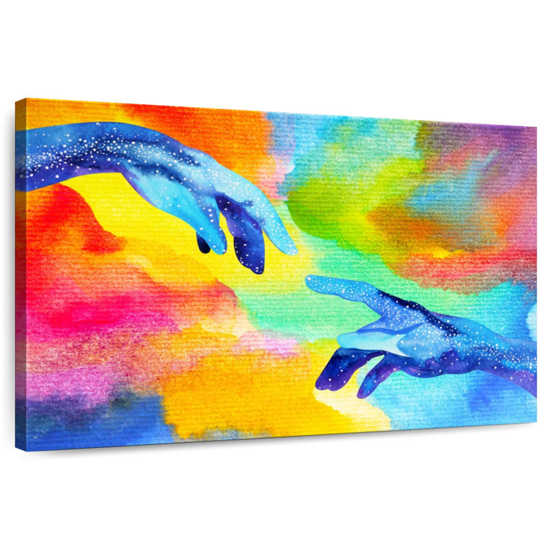Keiraleigh Abstract Creation Hands, 24" H x 36" W