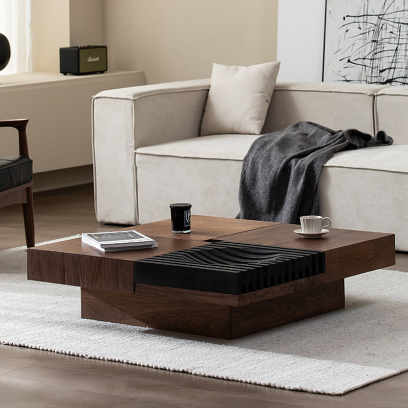 Berey 39.37" Solid Coffee Table with Storage