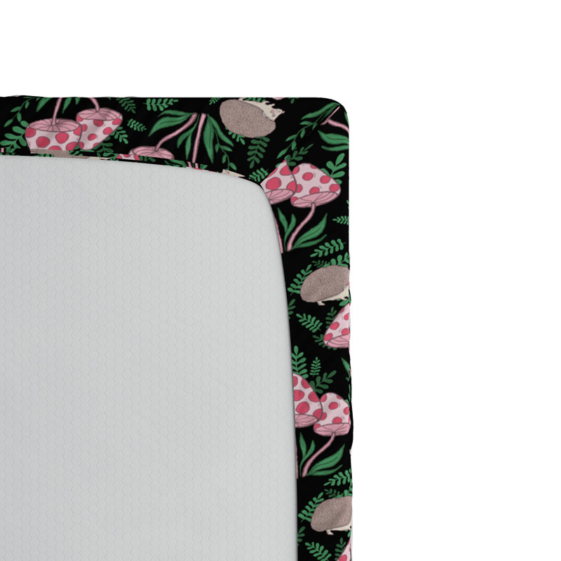 Microfiber Floral Fitted Sheet, Twin XL Fitted Sheet
