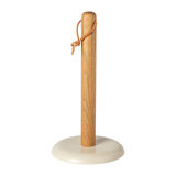 Pacifica Stoneware/Wood Free-Standing Paper Towel Holder