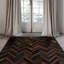 Tapis noir / brun foncé en cuir Plutus-1476290739