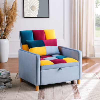 Chaise d'appoint rembourrée Somdath