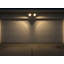 DEL - double projecteur - noir mat - 20 W 3 000 K