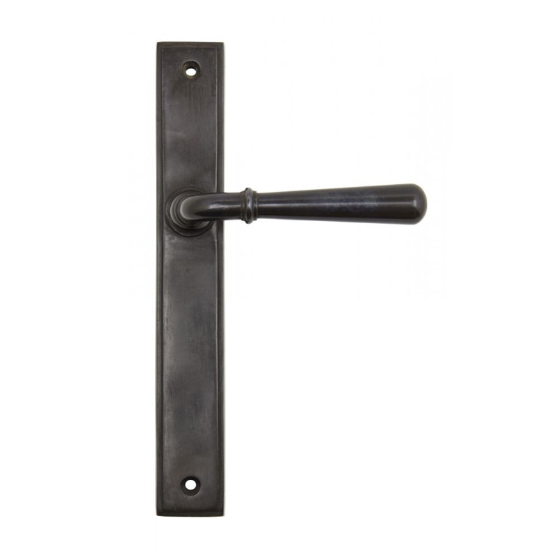 Newbury Door Handle, Aged Bronze