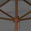 Parasol en bois à poulie carrée 7,5 pi Veler-1258027450
