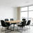 Modern Kitchen Dining Set, Extendable Dining Table with Upholstered Dining Chairs-119358123-119358124