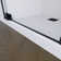  Flex X Duo 42 - 45 x 72" Frameless Pivot Shower Door 3/8" and 5/16" Flex X Clear Tempered Glass