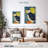 Ashelle Mid Century Geometric Puffin-108515591