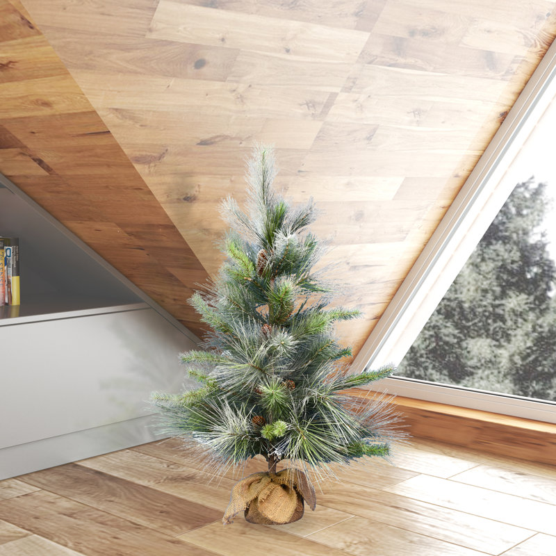 Vickerman Frosted Myers Pine Artificial Christmas 3' Pine Christmas Tree