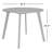 Aquin Round with Solid Wood Base Dining Table-784043059