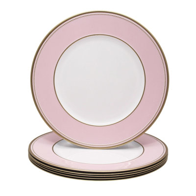 Assiette de salle à manger, pour assiettes à dîner, chargeurs pour mariage, décorations de table de fête de Pâques (rose)