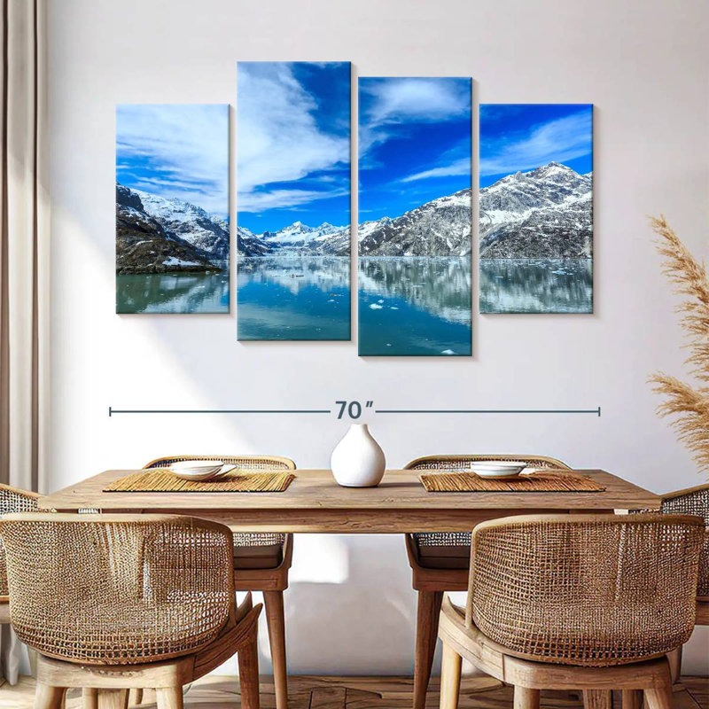 Glacier Bay Mountains, 42" H x 68" W