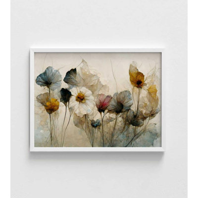 «Ethereal Blooms - Soft Watercolor Floral Art Print»
