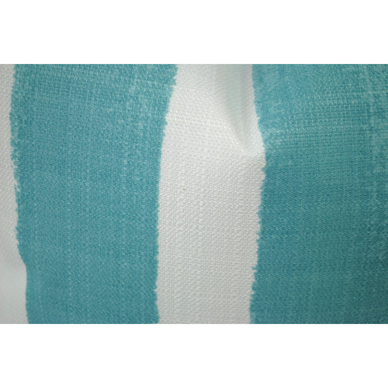 Housse de coussin intérieur / extérieur en polyester turquoise Nico, 19,50 po x 19,50 po