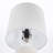 20in White Ceramic Table Lamp with Drum Shade