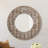 Solid Wood Round Wall Mirror
