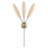 35 inches Sprig Wall Sconce in Polished Brass