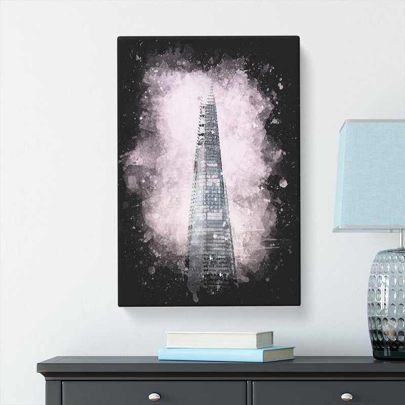 The Shard Building in London - Wrapped Canvas, 91cm H x 60cm W x 3cm D