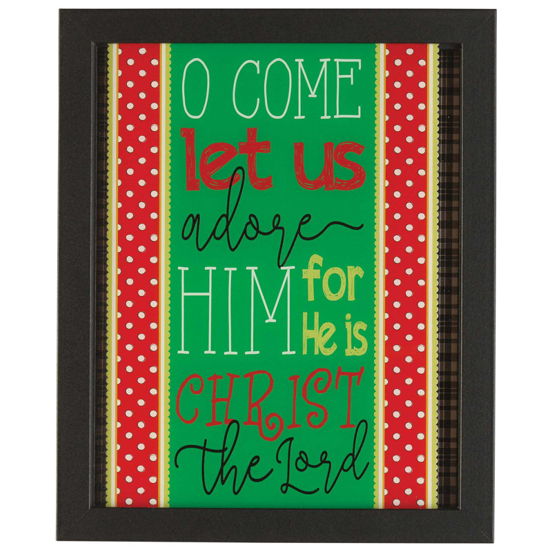O O COME LET US ADORE HIM PRINT IMPRIMÉ
