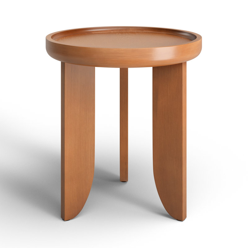 Verena Tray Top End Table, Natural Brown