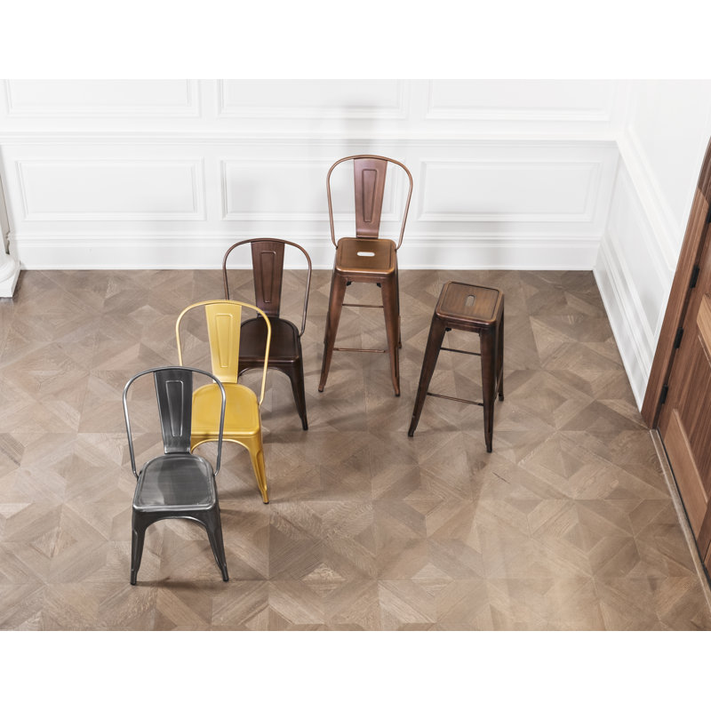Tabouret de bar Katsikis, Or rose