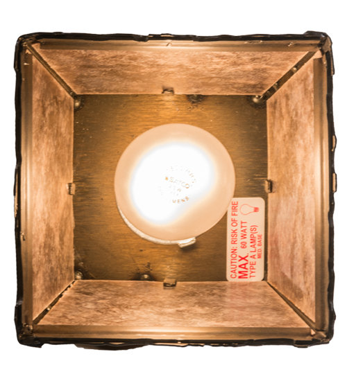 Rustic Lodge 1 - Light Pendant, Antique Copper, 11" - 40" H x 8.5" W x 8.5" D