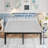 Ottery Heavy Duty 18" Metal Bed, No Box Spring Needed, Slots for Headboard Attachment, No Noise-593323199