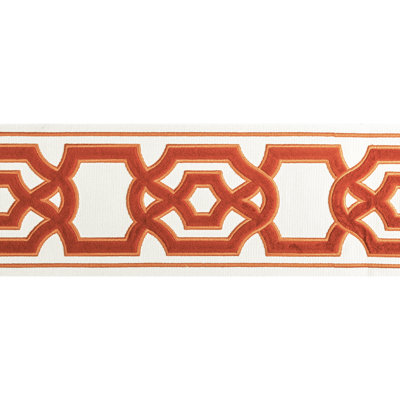 Treillis Passementerie II Cerise Tape Fabric