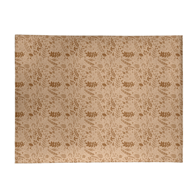 Chenille Floral Indoor Rug, Rectangle 5' x 7'