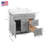 Brookings 37 Inch Solid Wood Bathroom Vanity with Modern Sink Top, Assembled, Sherwin Williams – Design House, 216218-101466709