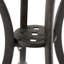 Table d'appoint d'extérieur en fonte d'aluminium 19 po_61112.00