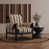 Beige / tissu café sélectionné