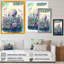 Kauva, mignon petit bébé pieuvre entouré de fleurs I - reproduction sur toile-87344625-87344624
