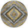 Machine Washable Indoor/Outdoor Xhevrie Gold Rug