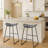 Younts Upholstered Counter Stool with Metal Frame-286438437-286438434
